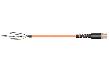 readycable® servo cable suitable for Allen Bradley 2090-CPBM7DF-16AFxx, base cable PVC 10 x d