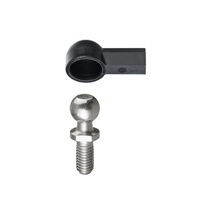 Angled ball and socket joint, WGRM / WGLM LC, low cost, with steel pins, igubal®