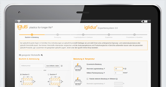 Bezplatné on-line nástroje igus®