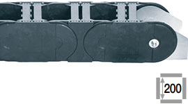 e-chain® s příčníkem u každého článku