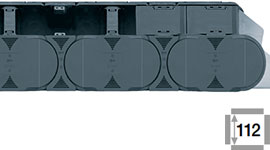 e-chain® s příčníkem u každého článku