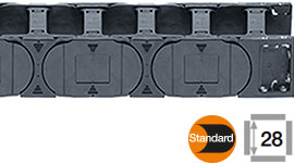 e-chain® s příčníkem u každého článku