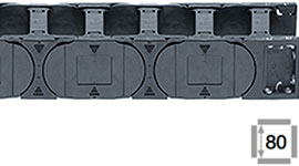 e-chain® s příčníkem u každého článku