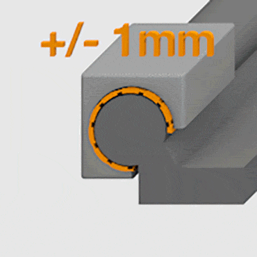 Vysoce flexibilní - stanovte si délku a šířku