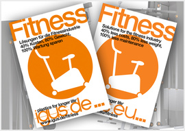 Brožurka pro fitness průmysl