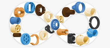 Různá ložiska igus® vyrobená na míru podle vašich specifických požadavků