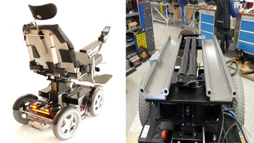 Elektrický invalidní vozík společnosti Motion Solutions