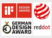 Loga IF, Red Dot, German Design Award