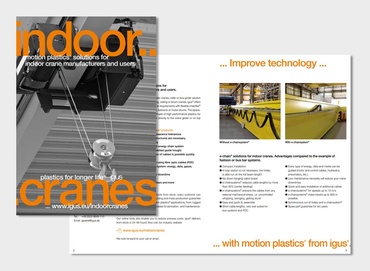 Brochure: Energy chain systems for indoor cranes
