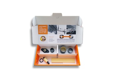 Krabice se vzorky pro nákladní dopravu